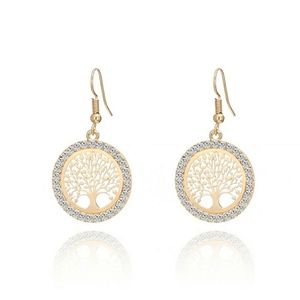 NWT Tree of Life Gold Earrings